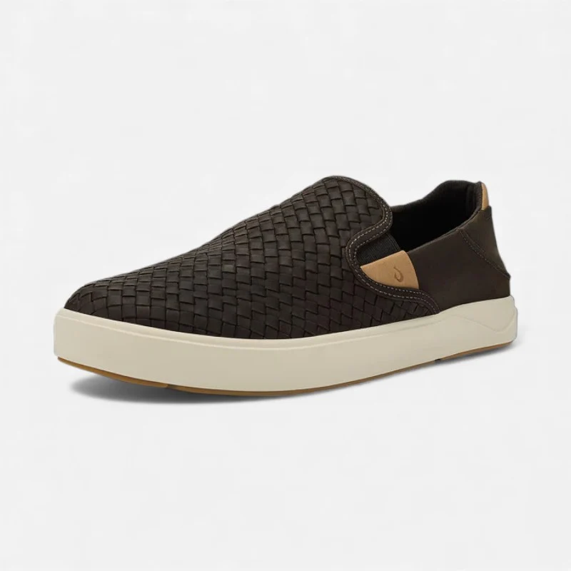 Olukai Men's LAE'AHI LAUHALA Dark Java / 12 / Medium