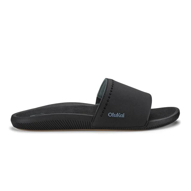 Womens Ulele Slide Black Black / 10