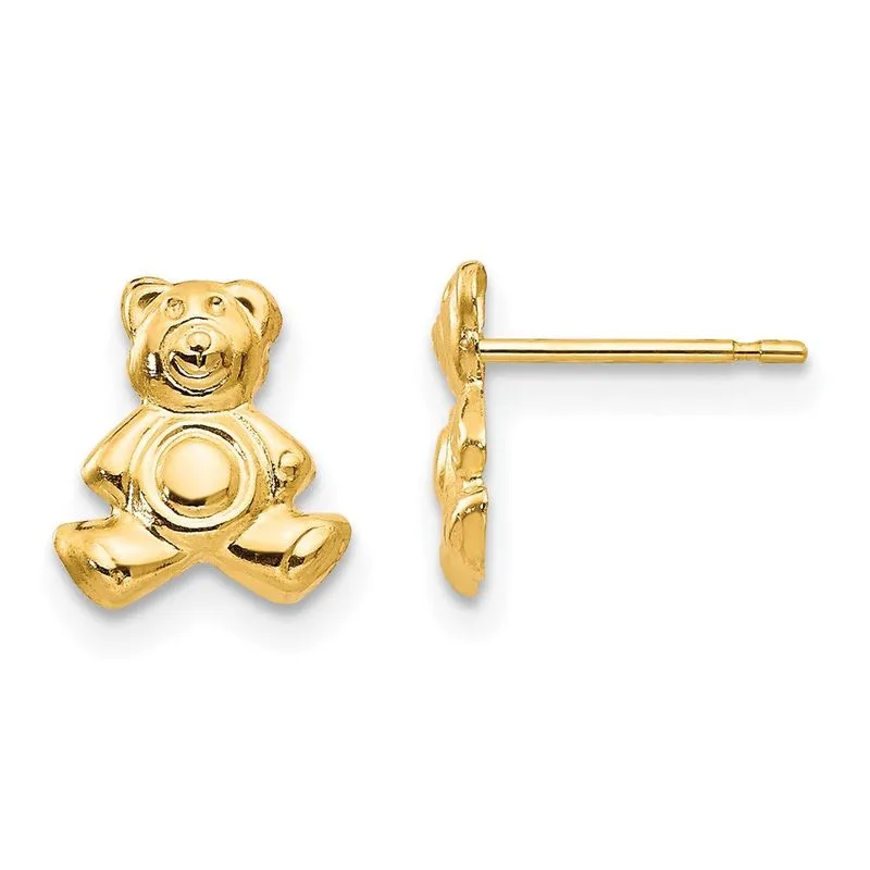14k Madi K Brincos De Correio Teddy Bear