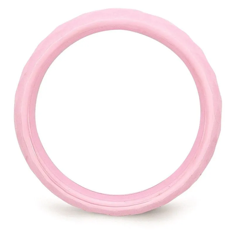 Cerâmica Rosa Facetada 6mm Banda Polida
