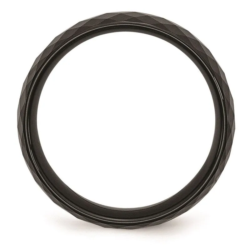 Cerâmica Preto Facetado 7.5mm Banda Polida