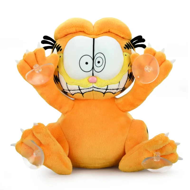 GARFIELD 8' PLUSH SUCTION CUP WINDOW CLINGER SCARED EDITION (PELUCHE PARA VENTANA)