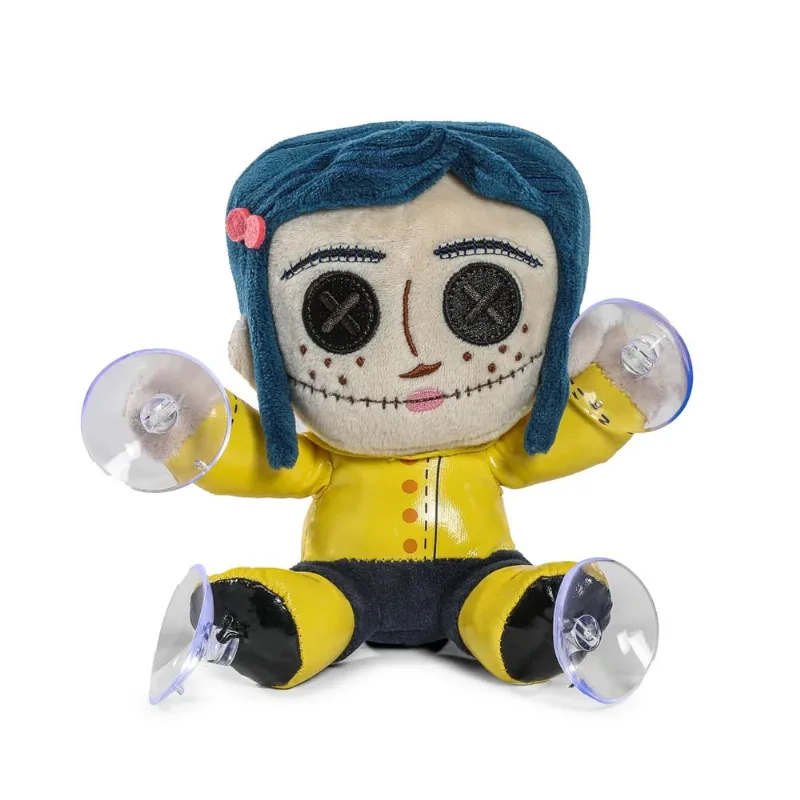 Coraline Button-Eyed Plush Window Clinger - Peluche para ventana