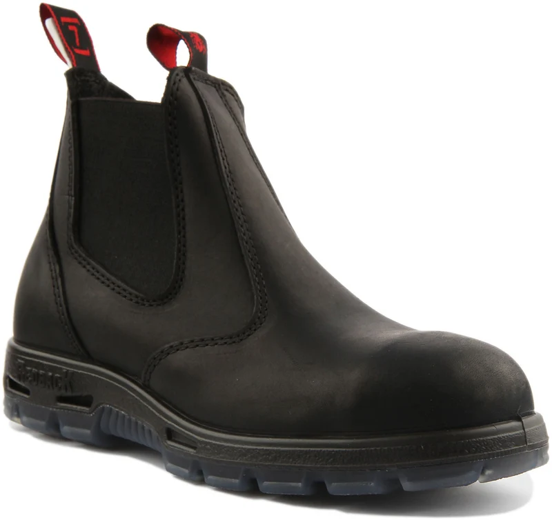 Red Back Usbbk In Black | Steel Toe 10 UK - 44 EU - 11 US / Black