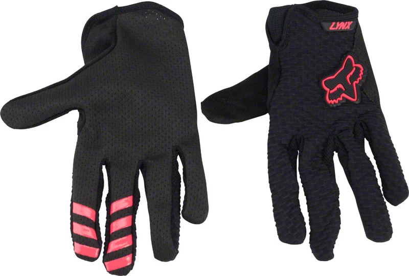 Fox Racing Lynx Women's Full Finger Glove Black SM
