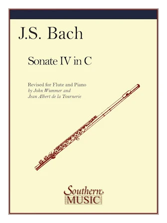フルート・ソナタ 第4番 ハ長調 BWV1033（フルートソロ）／Flute Sonata No. 4 in C Major BWV1033 (Flute & Piano) 楽譜