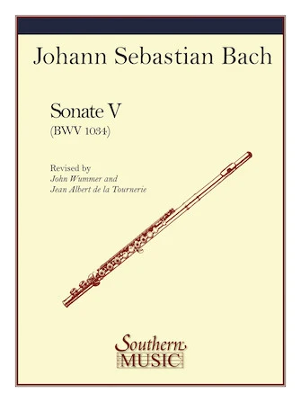 フルート・ソナタ 第5番 ホ短調 BWV1034（フルートソロ）／Flute Sonata No. 5 in E Minor BWV1034 (Flute & Piano) 楽譜
