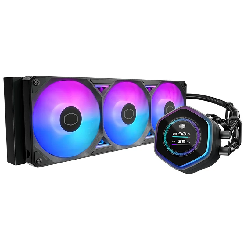 Cooler Master MasterLiquid 360 Atmos II LCD ARGB 360mm CPU Cooler (MLX-D36M-A25SZ-L1) Centre Com