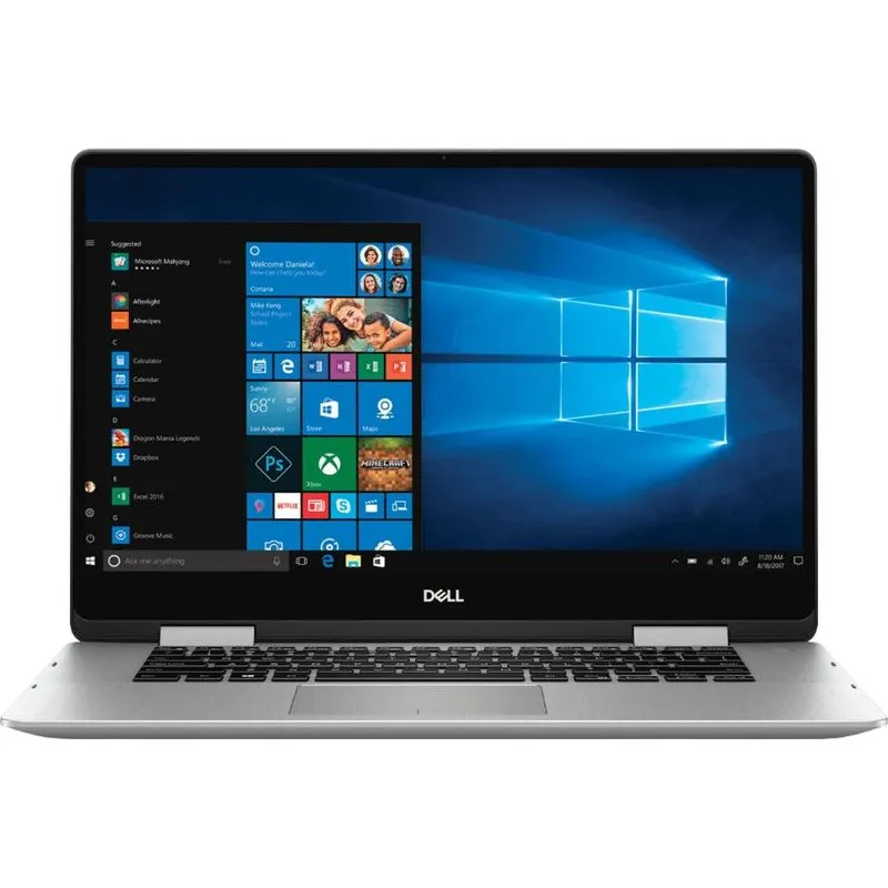 Dell Inspiron in 15.6' Touch Screen Notebook Intel Core i5 8GB Memória 256GB SSD Drive Prata-I7586 5045SLV PUS