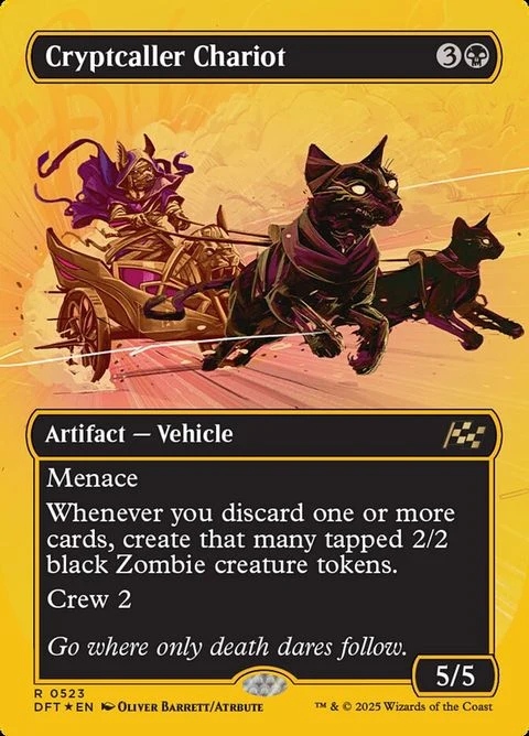 Cryptcaller Chariot (523) - Boxtopper Foil / Near Mint