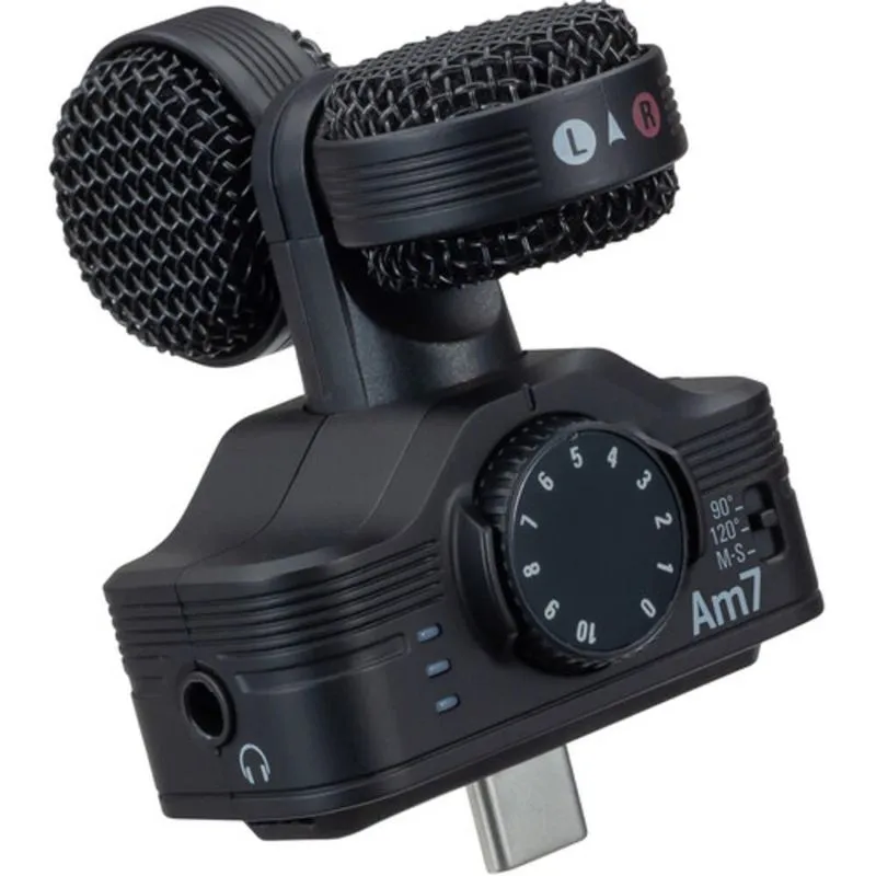 Microfone Zoom Am7 Estéreo Central Android Usb-c