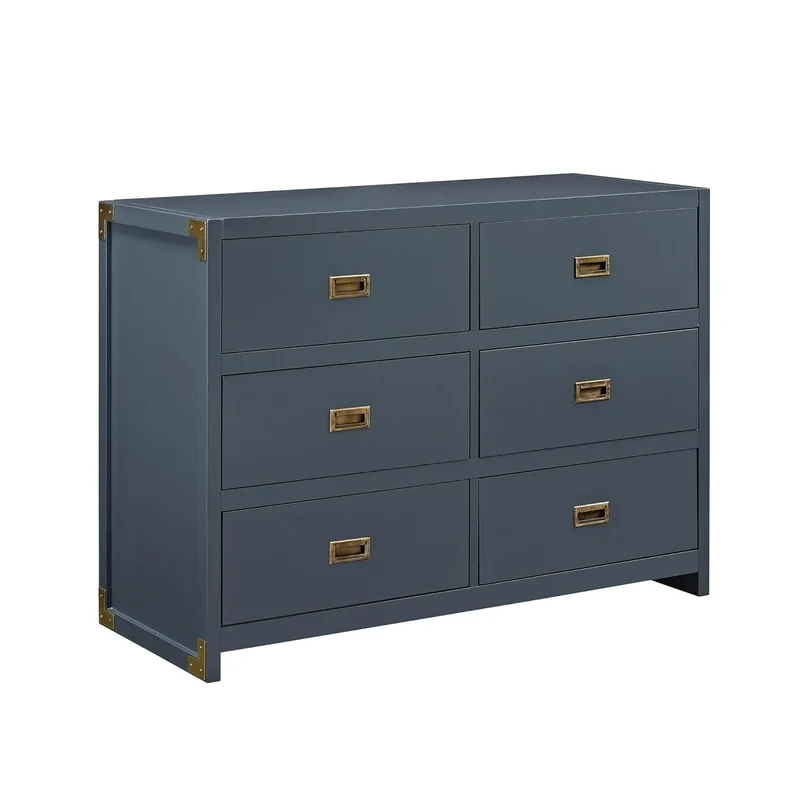 Miles 6-Drawer Dresser - Navy Open Box