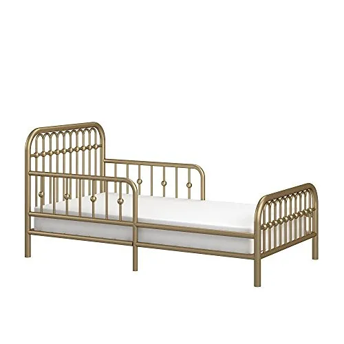 Monarch Hill Ivy Gold Metal Toddler Bed Open Box