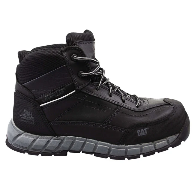 Caterpillar Cat Streamline Mid Mens Black Boots 9