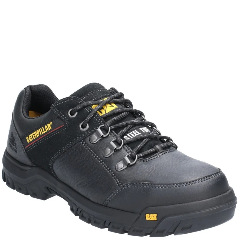Caterpillar Extension Lace Up Safety Shoe Black / 6
