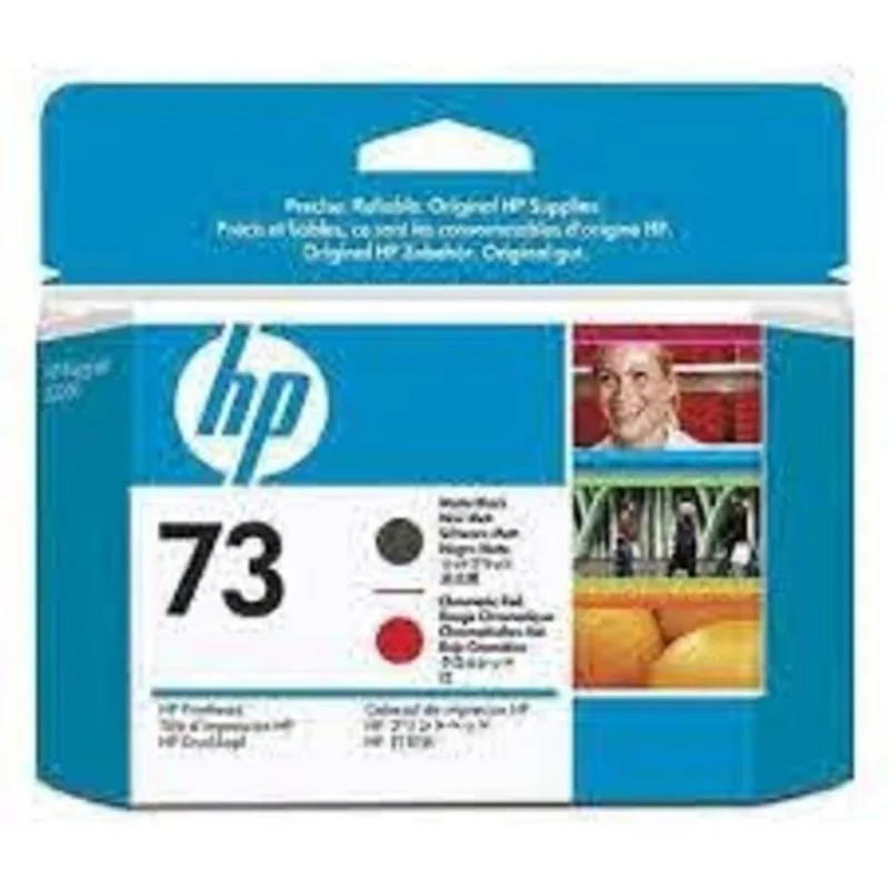 Cabeça De Impressão Hp 73 Cd949a Preto Matte E Vermelho