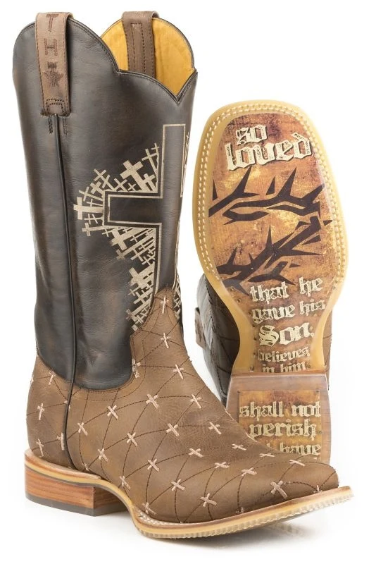 Tin Haul Mens The Gospel Boots Brown / 7.5 D