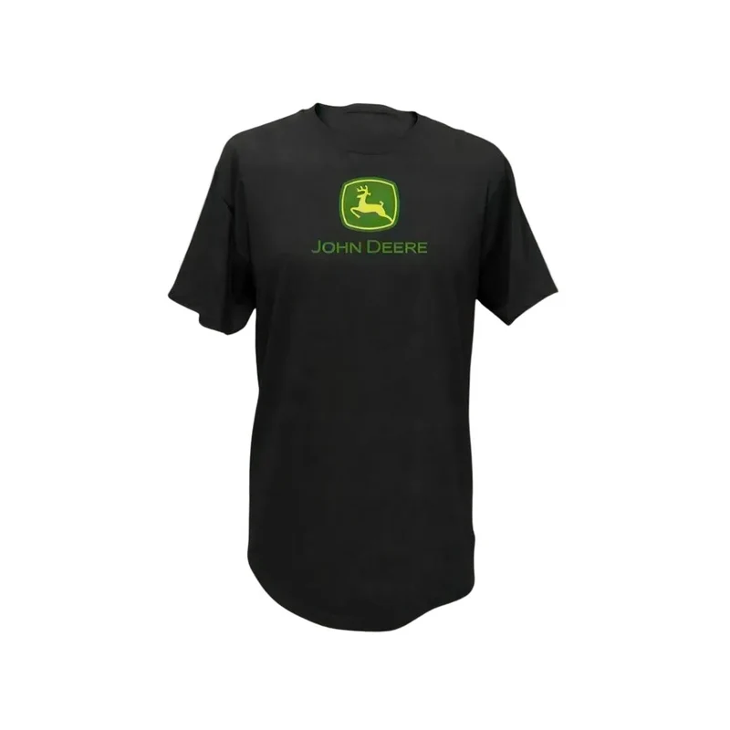 John Deere Men's T-Shirt in Black w/ Logo M