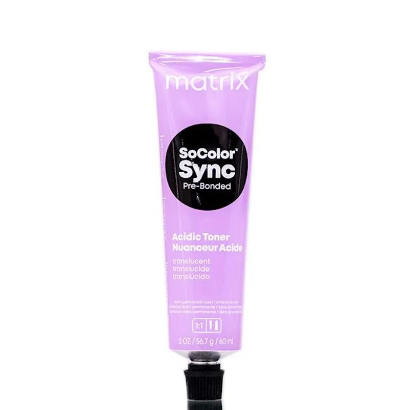 Toner Matrix Socolor Sync Pré-colado, Ácido Translúcido, 6nga