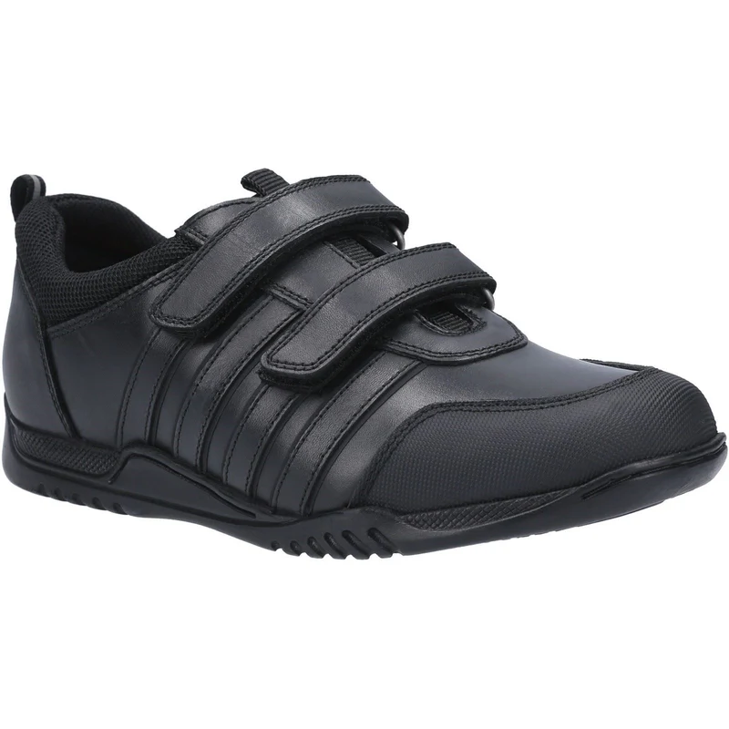 Hush Puppies Josh Junior Boys Black Leather Shoes UK 13 / EU 32 / US 13.5