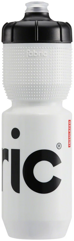 Fabric Gripper Insulated Water Bottle 650ml White/Black