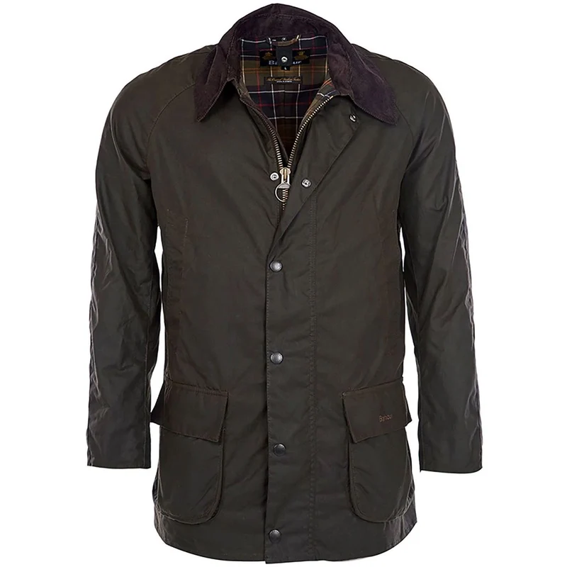 Barbour Mens Bristol Wax Jacket Olive / Large