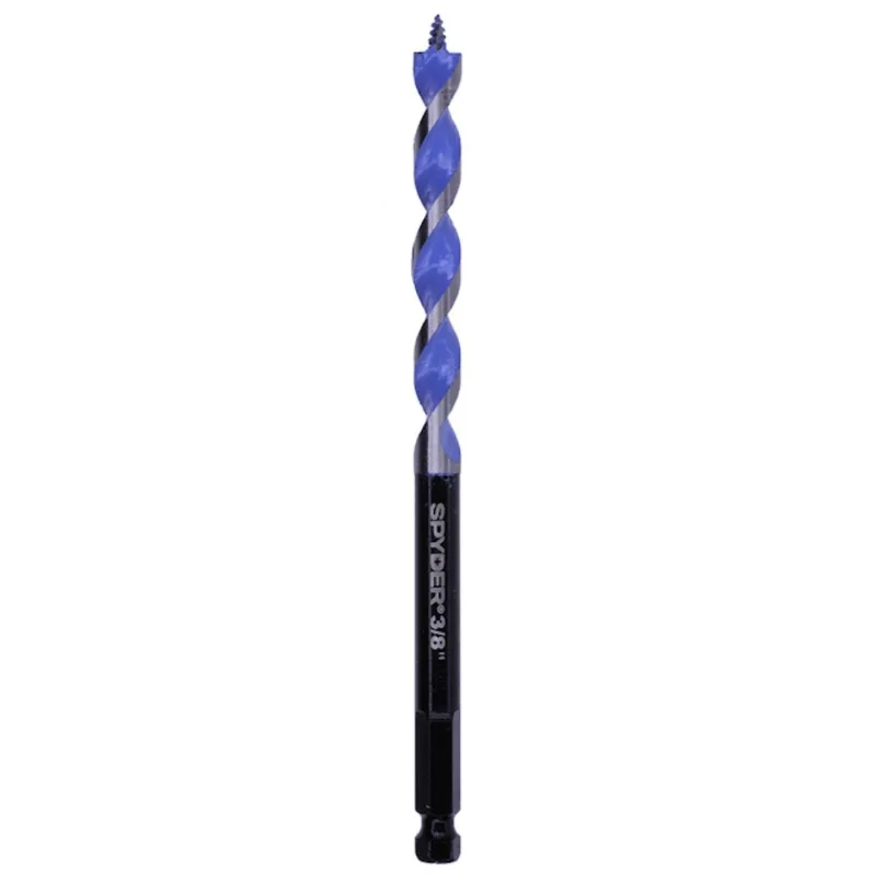 Spyder Stinger High-Speed Steel Auger Bit - Single PAck - 3/8 x 6.5-in