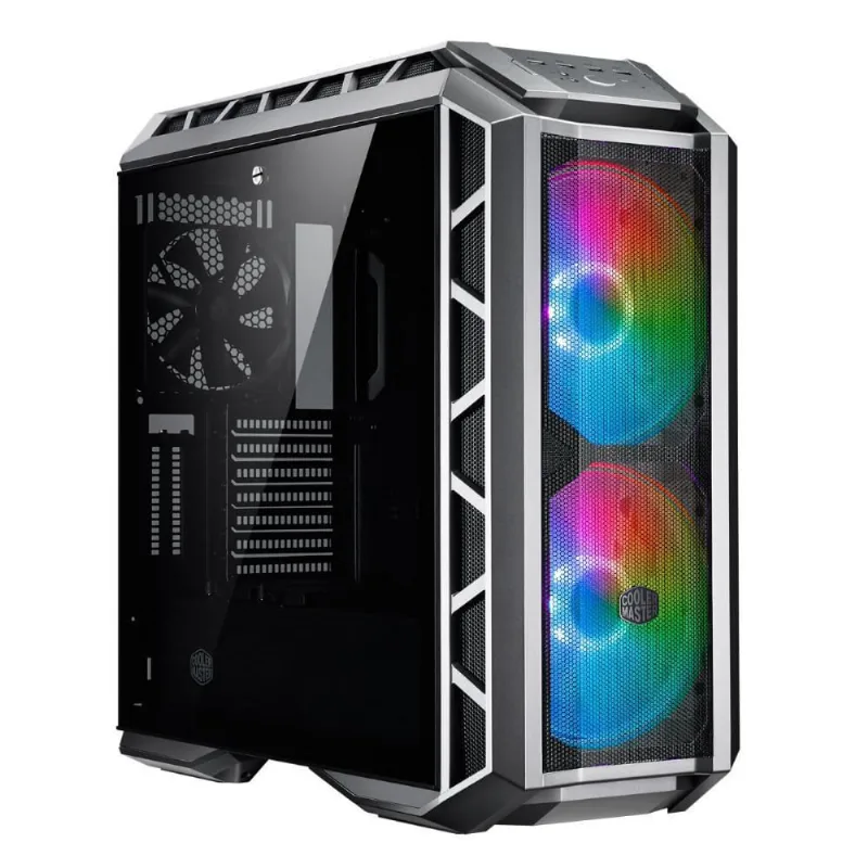Gabinete Cooler Master MCM-H500P Gun Metal - atx, e-atx, 2 Baías de Drivers, USB 3.2, Ventoinhas argb