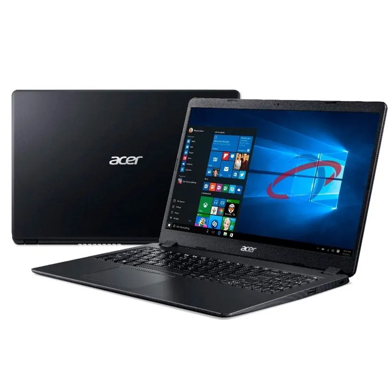 Notebook Acer Aspire A315-54-53WJ - Tela 15.6'', Intel i5 10210U, 4GB, SSD 120GB + HD 1TB, Windows 10