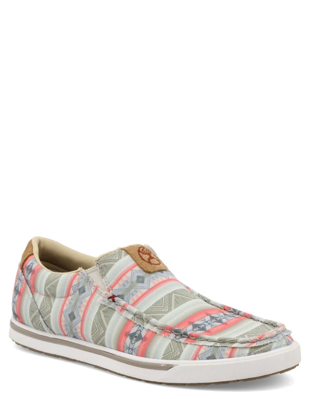 Women's Hooey Slip-On Loper Shoes 7.5 / M / Pink Multi