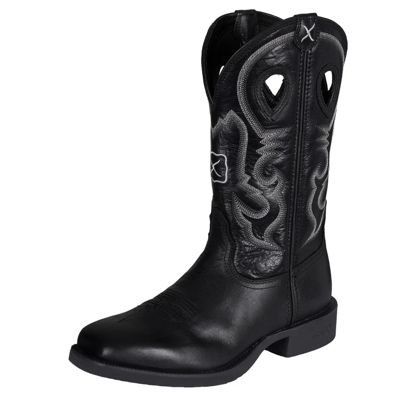 Twisted X Mens 12 Tech X2 Western Boots (TCMXTR001) Black 11.5 (US)