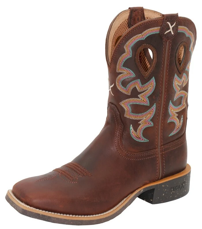 Twisted X Womens 9" Tech X2 Western Boots (TCWXTR011) Choc Truffle/Choc Truffle 7.5 (US)