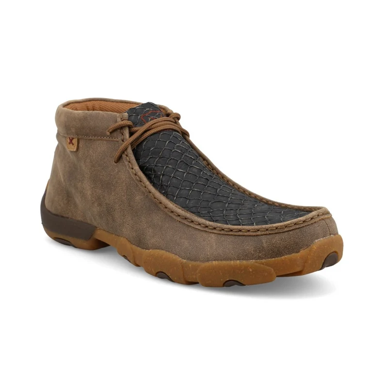Twisted X Sea Bass Leather Upper Men's Chukka Driving Moc MDM0101 MULTI / 7 / M