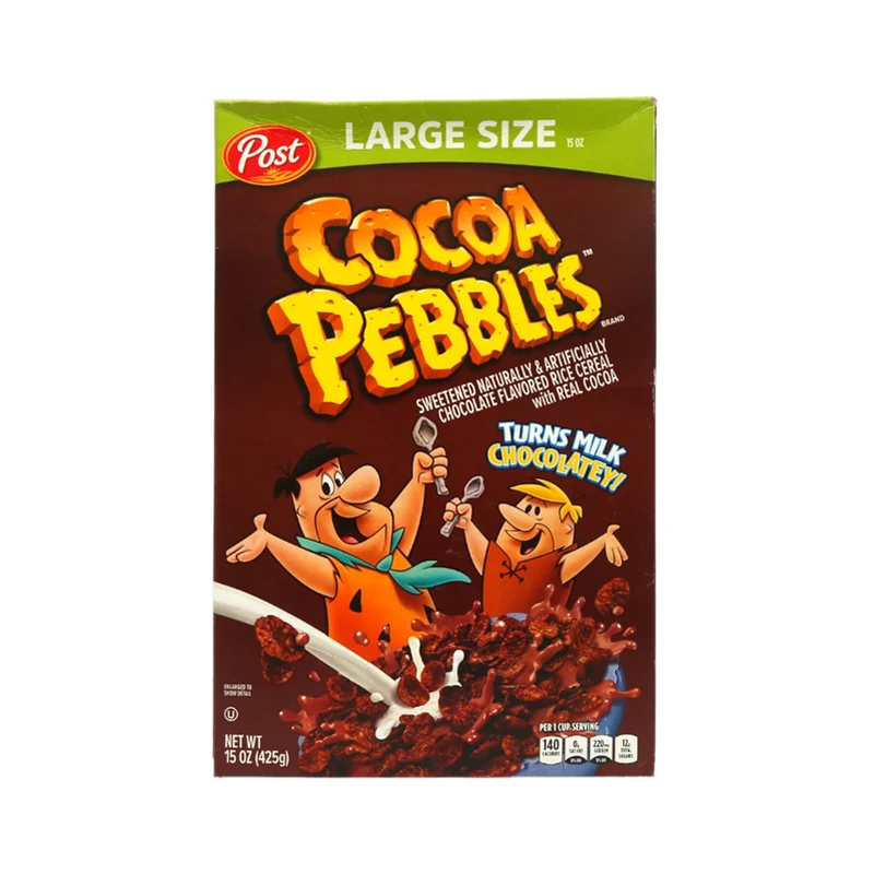 POST COCOA PEBBLES CHOCOLATE RICE CEREAL 425 GM