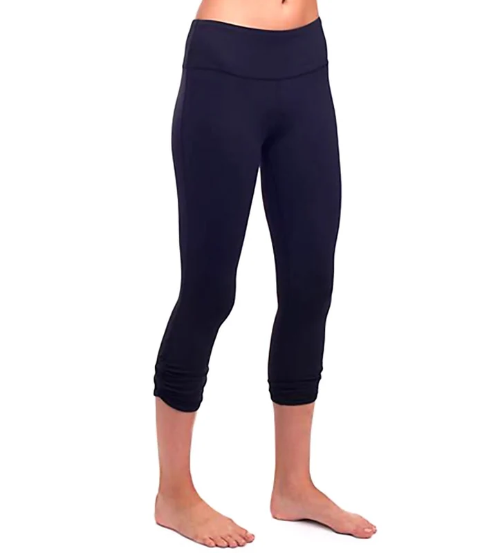 Alo Women's Energy Capri Yoga Legging Granite / S