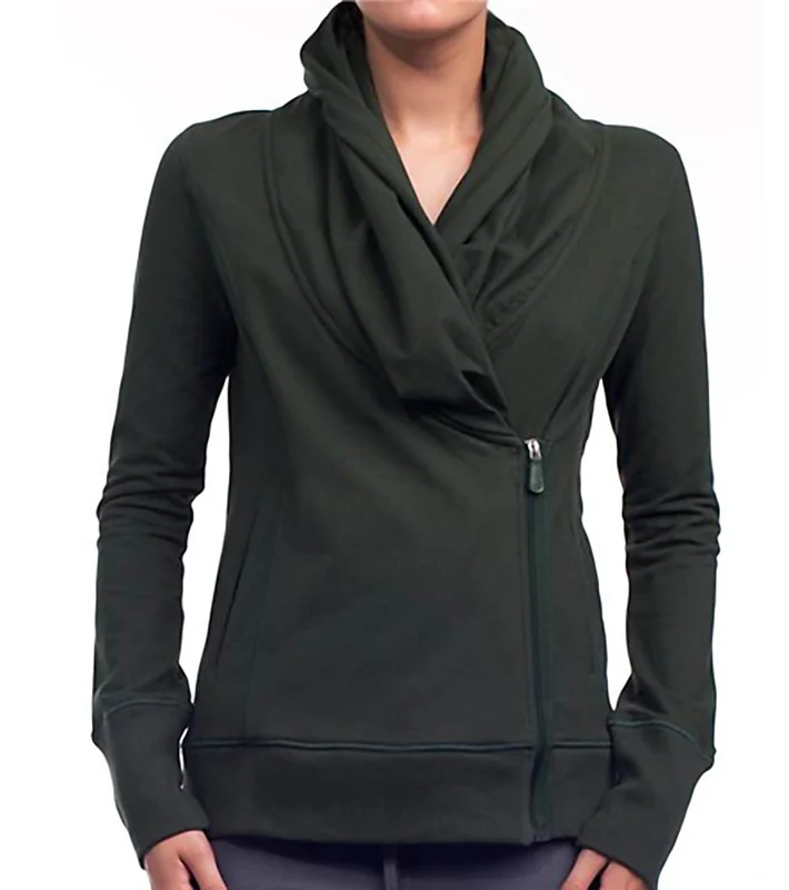 Alo Women's Asymmetrical Geo Yoga Jacket Juniper / M