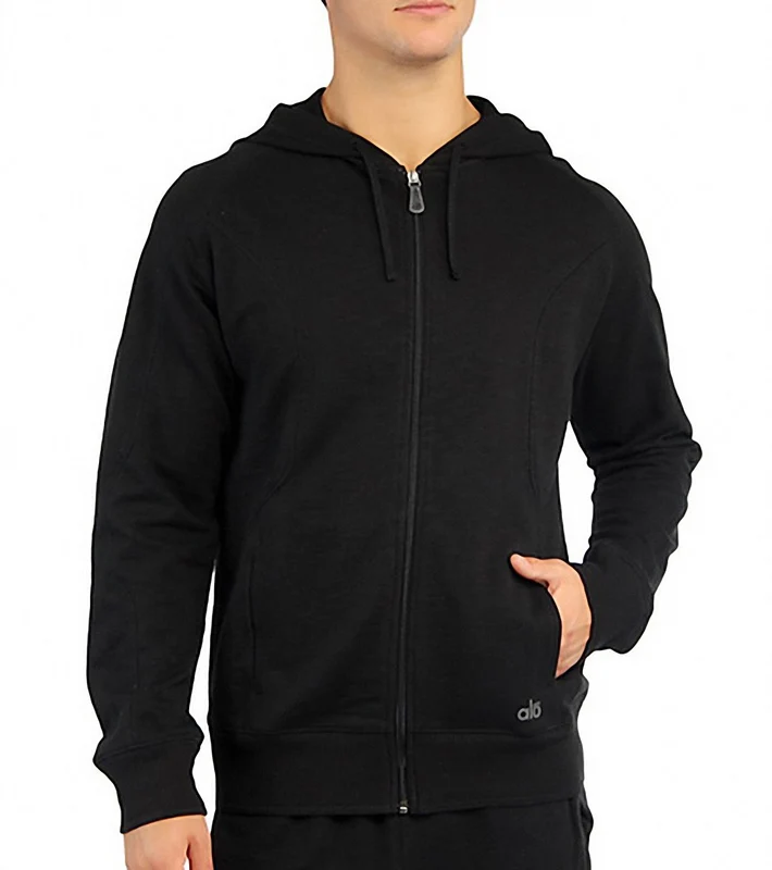 Alo Men's Zen Yoga Hoodie Black / L