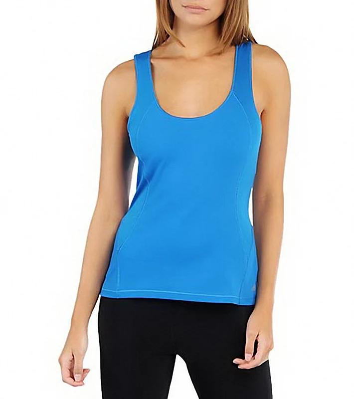 Alo Women's Synergy Yoga Tank Blue Dazzle/Celestial Blue / XL