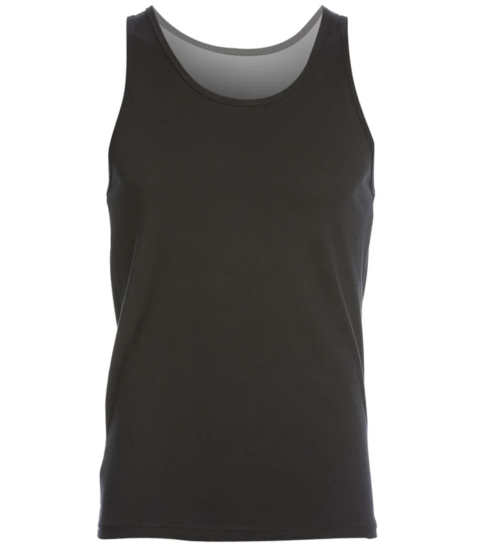 Bella + Canvas Men's Jersey Tank Black / L