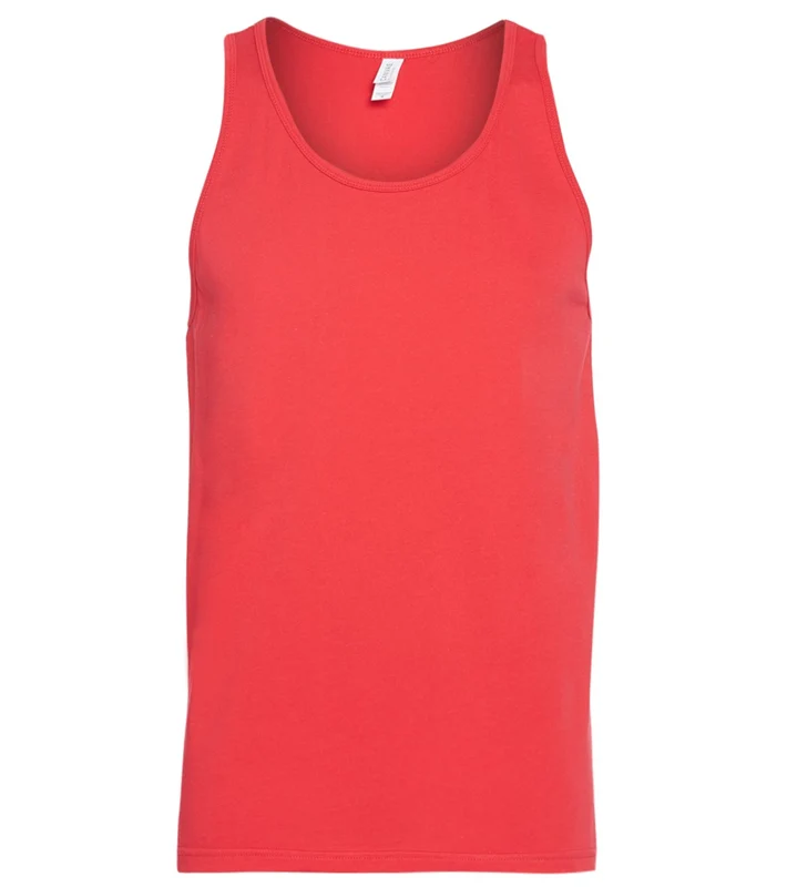 Bella + Canvas Men's Jersey Tank Red / M