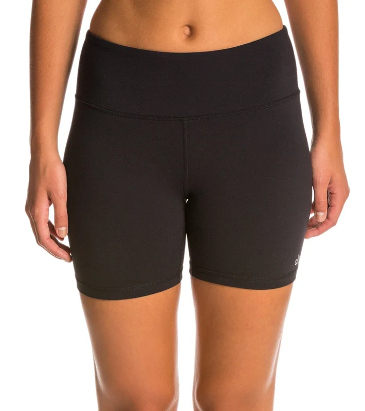 Alo Yoga Burn Yoga Shorts Black / L