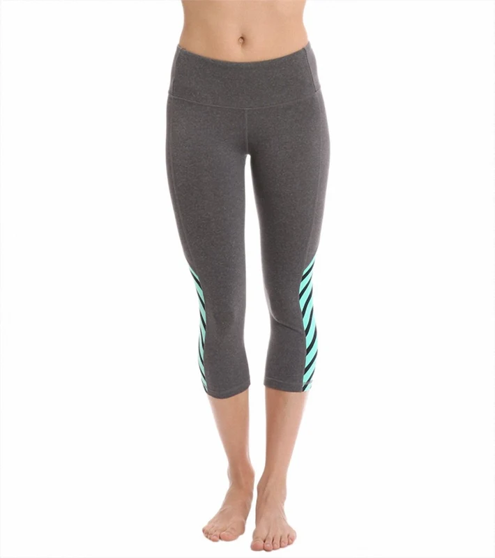 Alo Activity Capri Stormy Heather / L