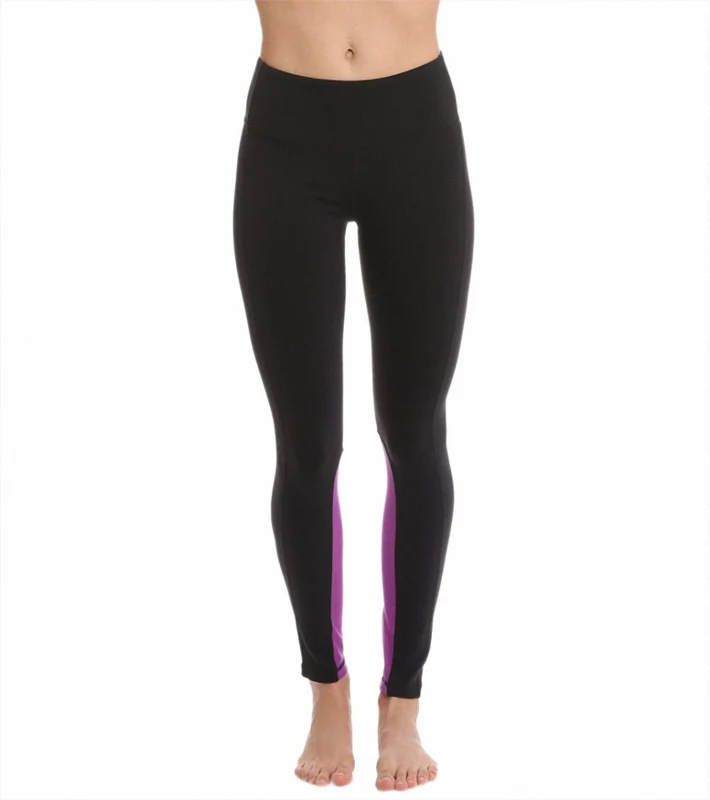 Alo Block Legging Black/Orchid / XS