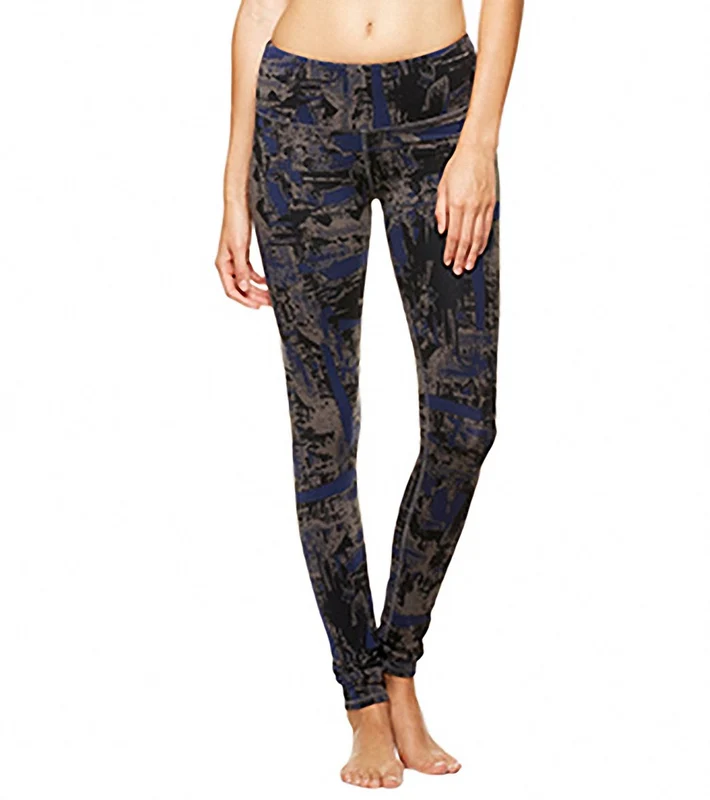 Alo Yoga Airbrush Yoga Leggings Denim Painted Tiles / XS
