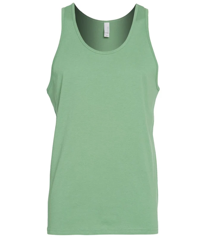 Bella + Canvas Men's Jersey Tank Leaf / S