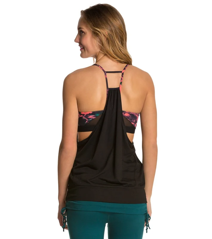 Alo Splice Tank Black/Volcano Lightning / M
