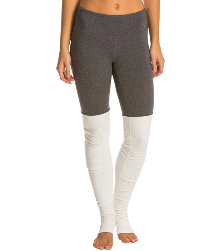 Alo Yoga Printed Goddess Yoga Leggings Stormy Heather/Natural / XS