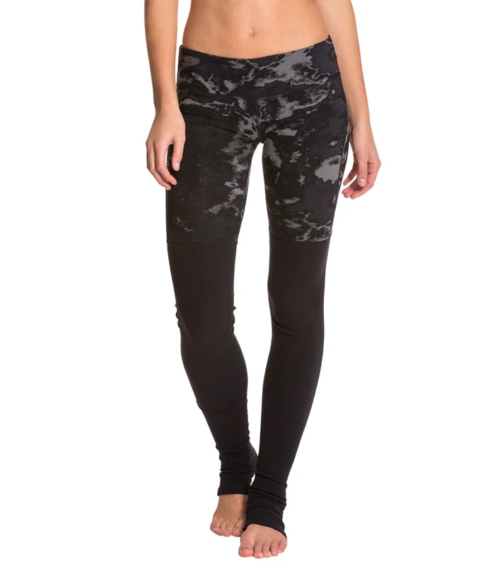 Alo Yoga Printed Goddess Yoga Leggings Black Lightning/Black / S