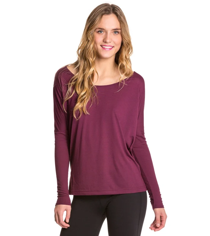 Alo Cinder Long Sleeve Garnet / XS