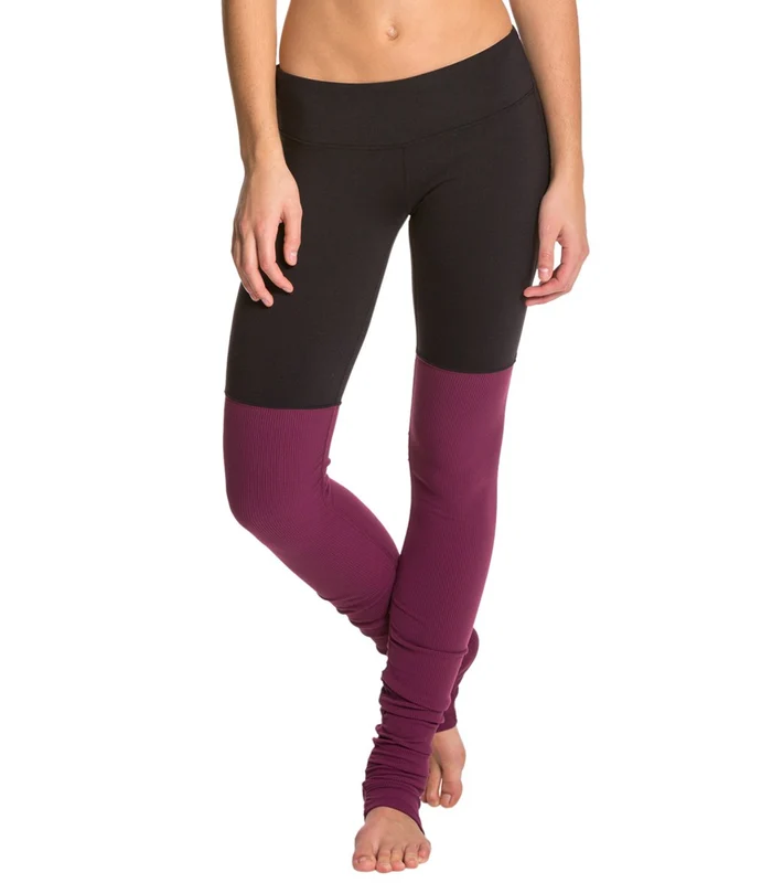 Alo Yoga Goddess Yoga Leggings Black/Garnet / M